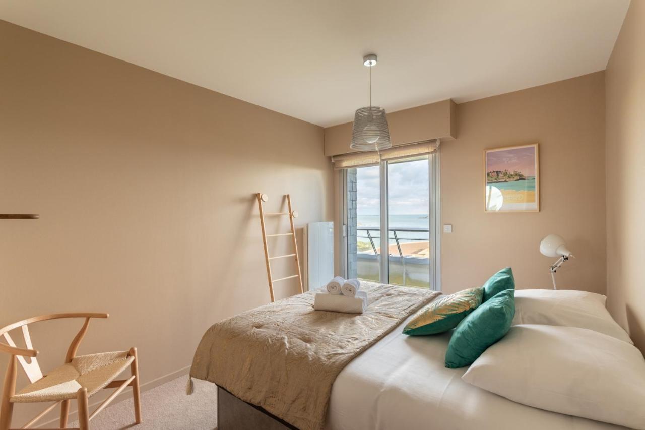 Heol - Appartement 2 Chambres - Vue Mer Et Parking Dinard Exterior foto